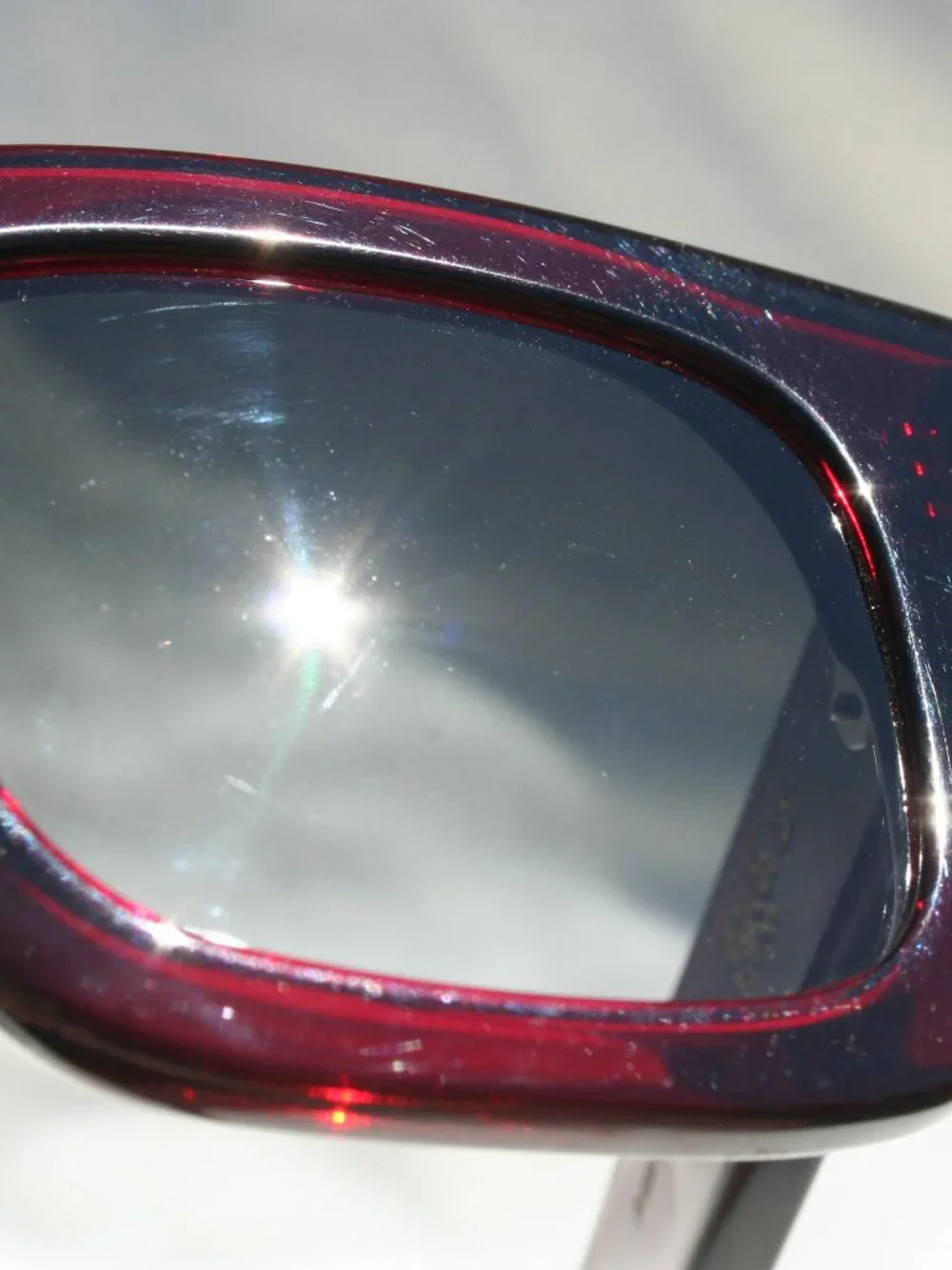 NOS Red Robert La Roche x Christoph Rumpf Midnight Sunglasses Luxury High End